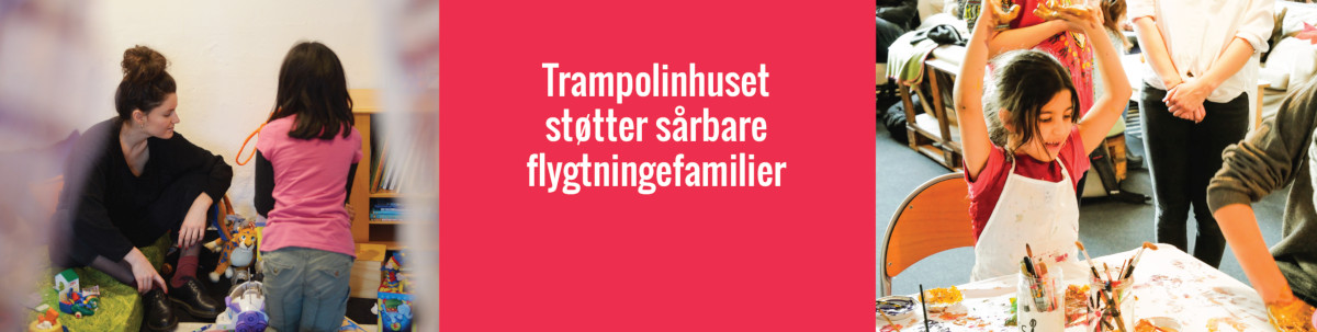 Trampolinhuset banner