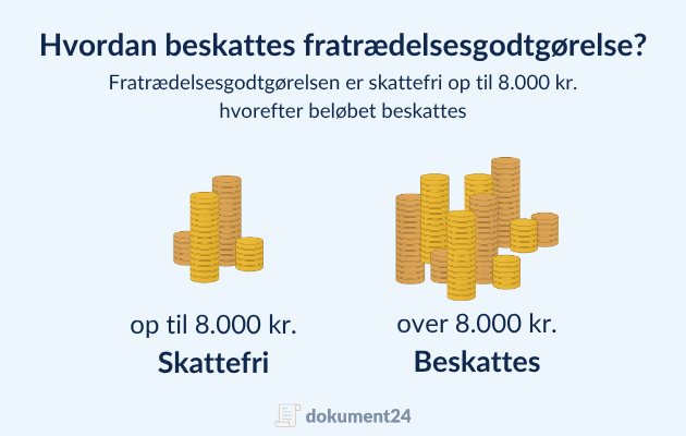 Hvordan beskattes fratrædelsesgodtgørelse?