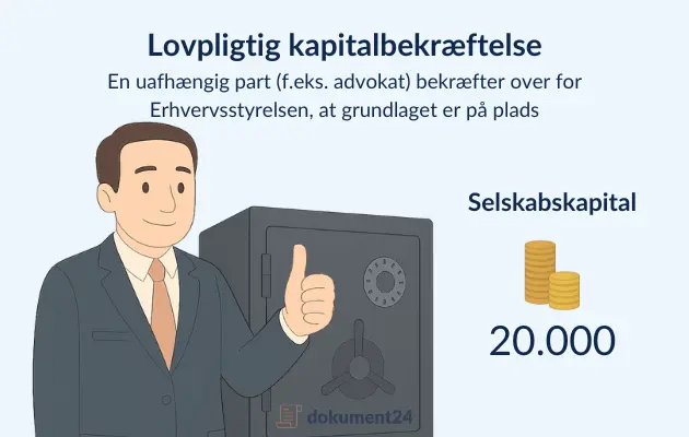 Revisor med klientkonto og 20.000 selskabskapital