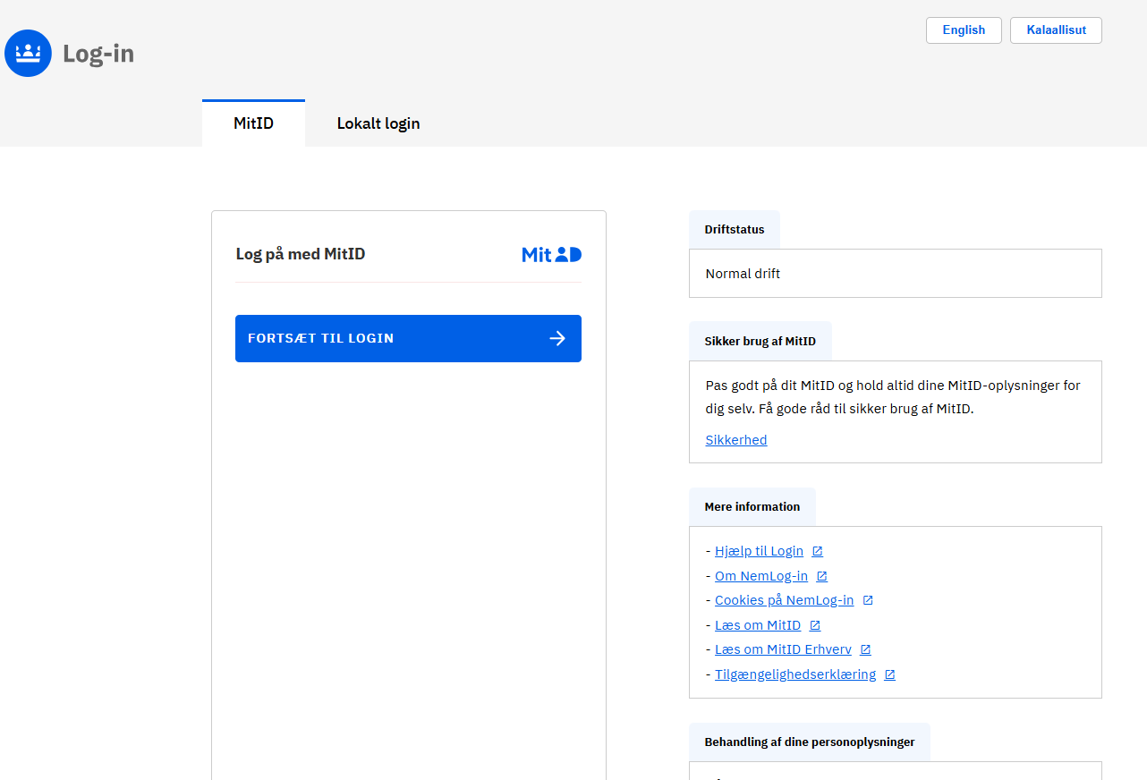 mit id log in side