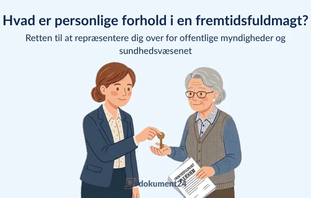 Sundhed og personlige forhold i en fremtidsfuldmagt