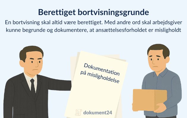 Berettiget bortvisningsgrunde