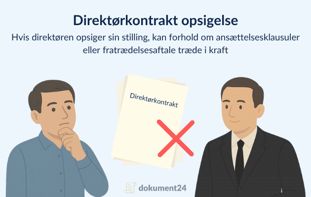 Direktørkontrakt opsigelse
