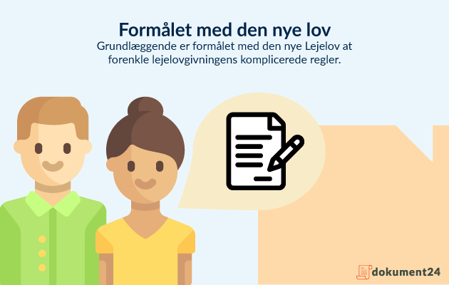 Formålet med den nye lov Formålet med den nye lov