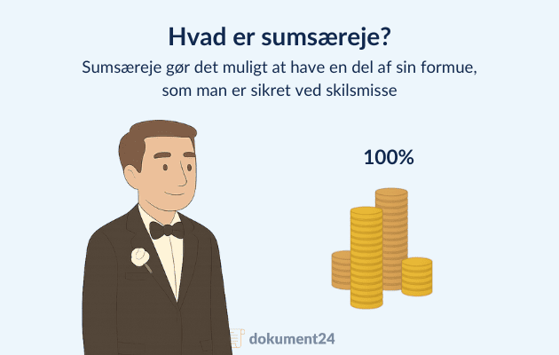 Hvad er sumsæreje, Ægtepagt med sumsæreje