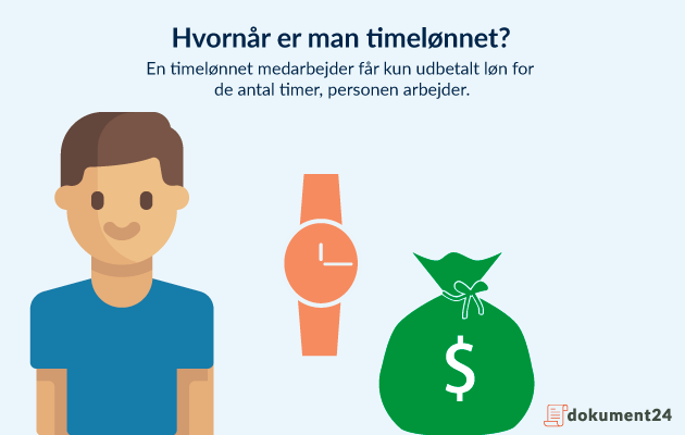 Hvornår er man timelønnet?