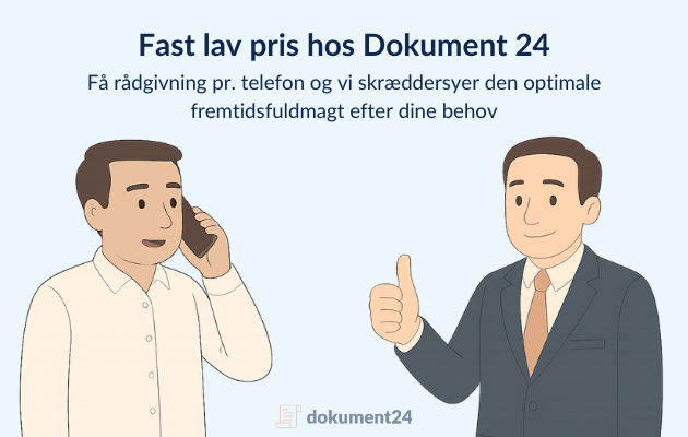Få gratis rådgivning til oprettelse af din fremtidsfuldmagt