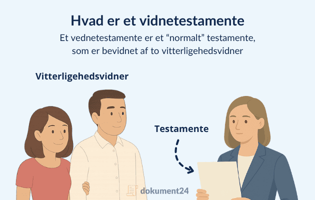 Hvad er et vidnetestamente?