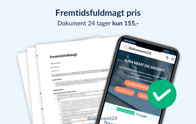 Pris på fremtidsfuldmagt