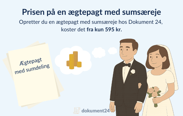 Pris på ægtepagt med sumsæreje, Ægtepagt med sumsæreje