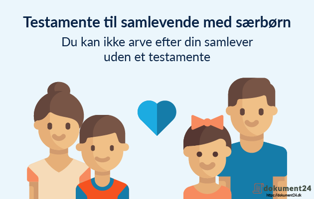 Opret et testamente for at sikre din samlevende og jeres børn