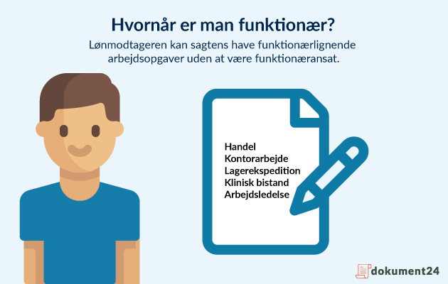 Hvornår er man funktionær?