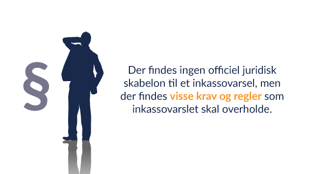 Hvad skal inkassovarslet indeholde?