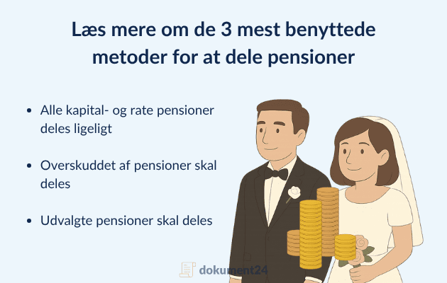 Læs mere om de 3 måder man kan dele pension